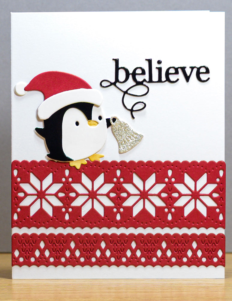 Poppy Stamps Stanzschablone - 2797 Santa Penguin