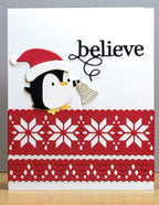 Poppy Stamps Stanzschablone - 2797 Santa Penguin