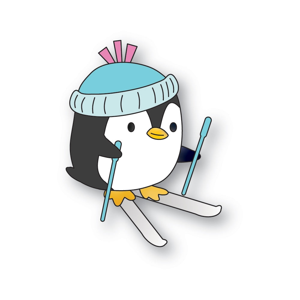 Poppy Stamps Stanzschablone - 2798 Ski Penguin