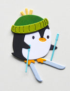 Poppy Stamps Stanzschablone - 2798 Ski Penguin