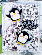 Poppy Stamps Stanzschablone - 2800 Snow Angel Penguin