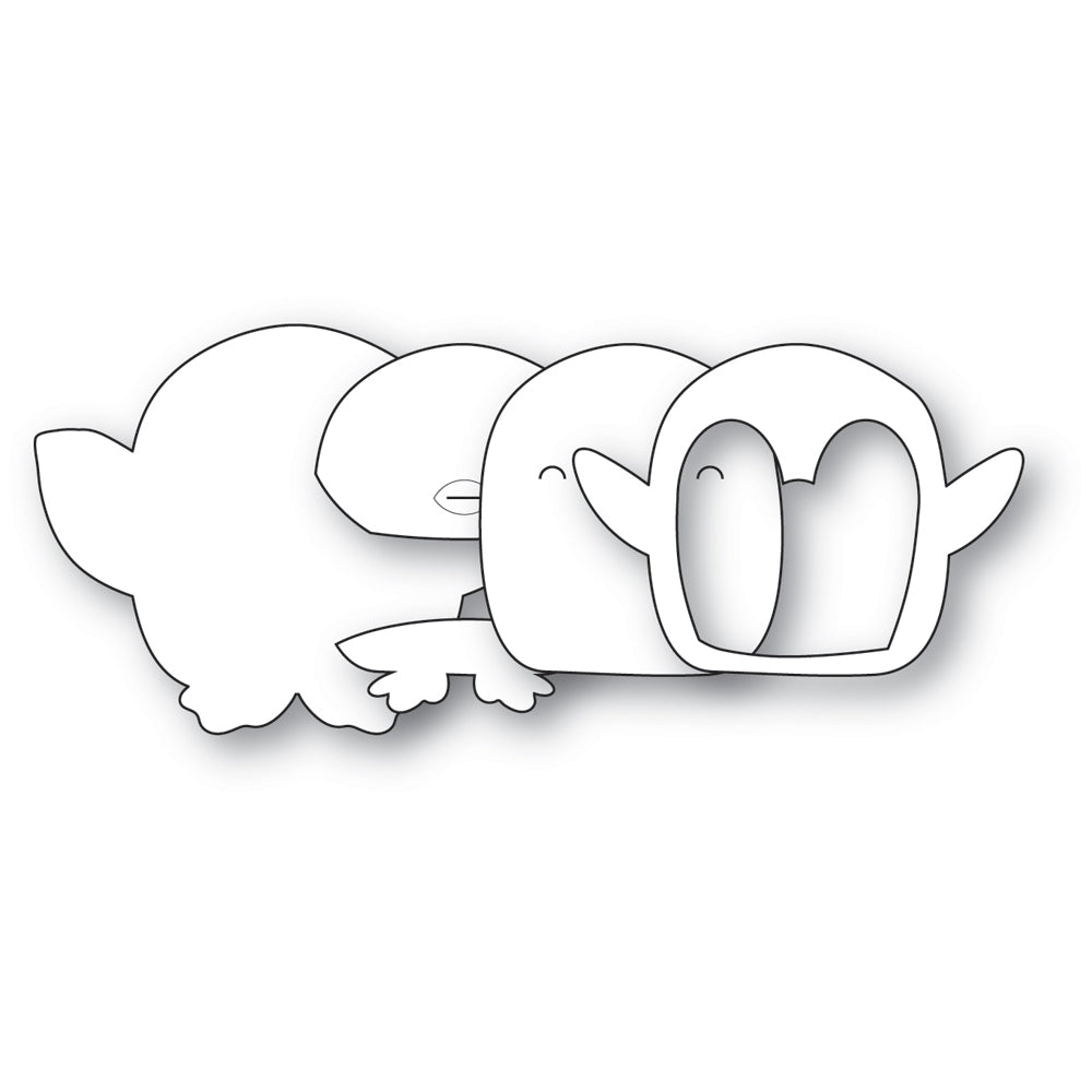 Poppy Stamps Stanzschablone - 2800 Snow Angel Penguin