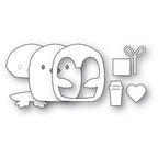 Poppy Stamps Stanzschablone - 2801 Coffee Penguin