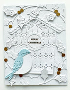 Poppy Stamps Stanzschablone - 2802 Nordic Birdhouse