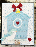 Poppy Stamps Stanzschablone - 2802 Nordic Birdhouse