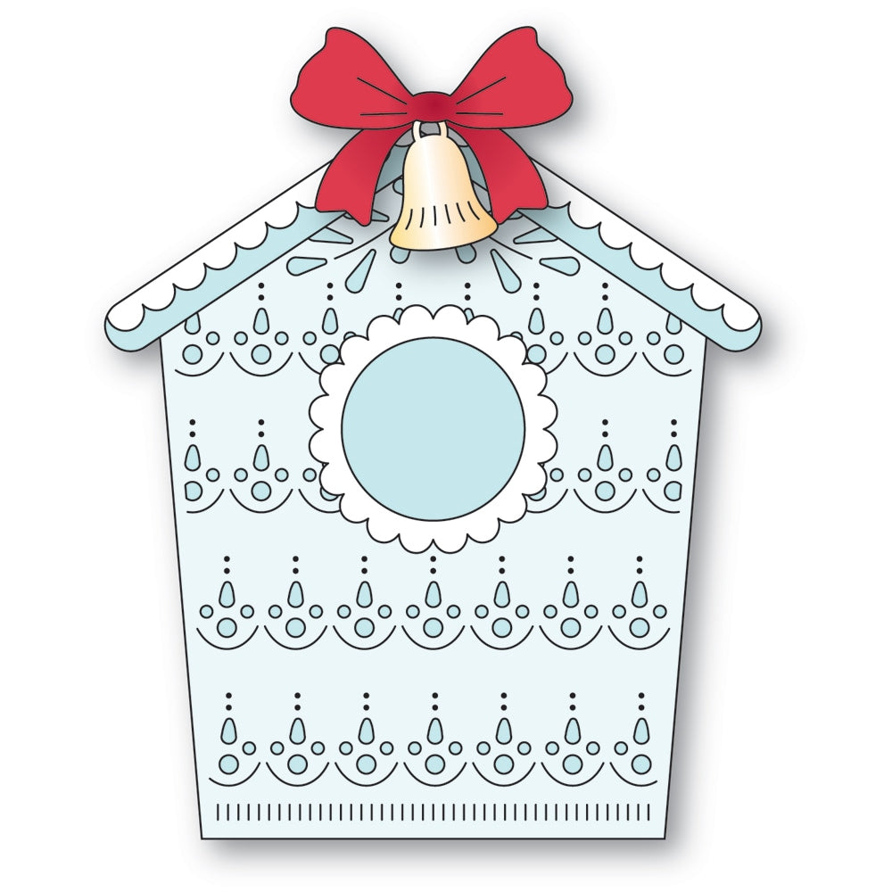 Poppy Stamps Stanzschablone - 2802 Nordic Birdhouse