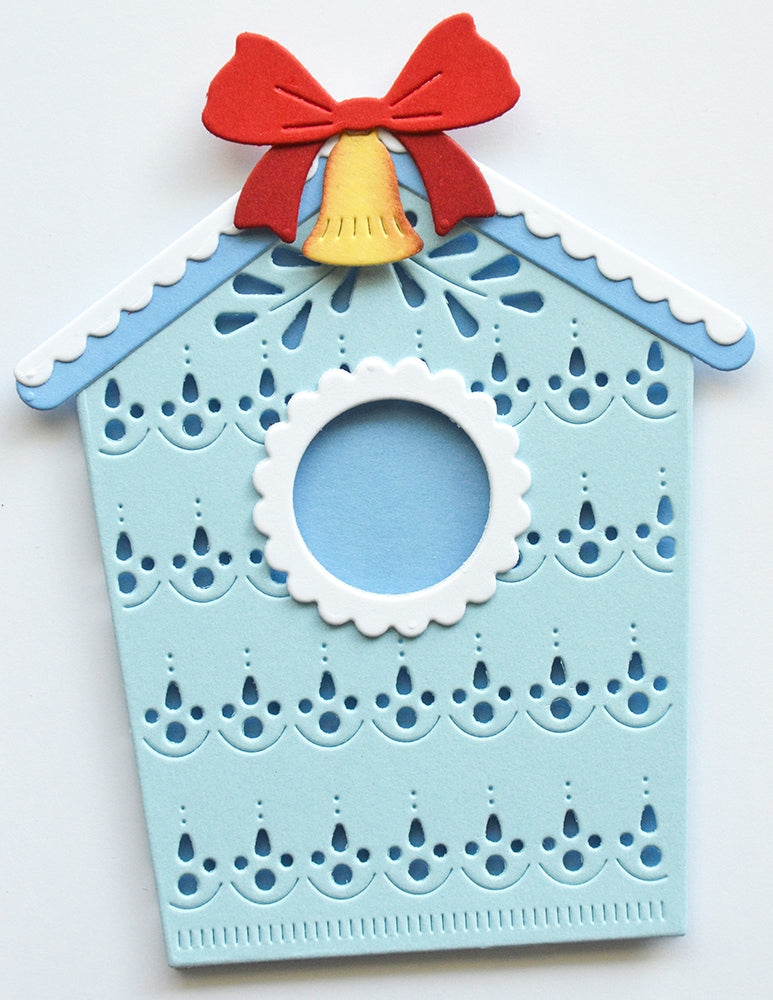 Poppy Stamps Stanzschablone - 2802 Nordic Birdhouse
