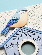 Poppy Stamps Stanzschablone - 2804 Nordic Valley Bird