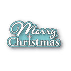 Poppy Stamps Stanzschablone - 2806 Merry Christmas Fluffy Script