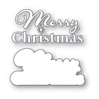 Poppy Stamps Stanzschablone - 2806 Merry Christmas Fluffy Script