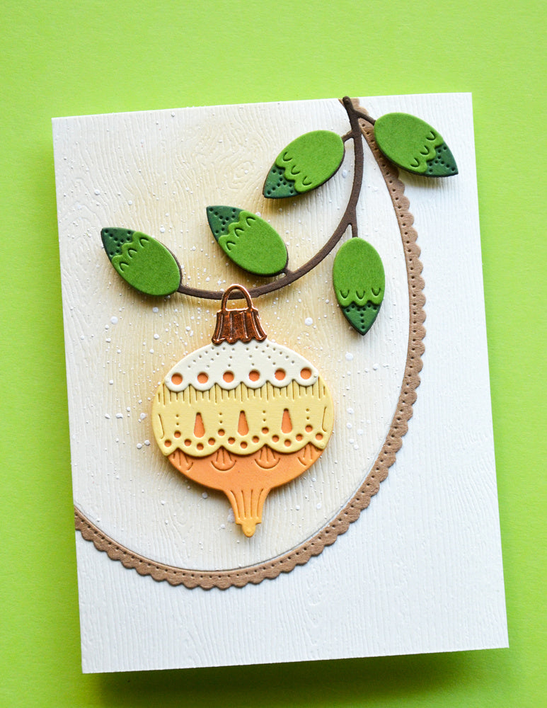 Poppy Stamps Stanzschablone - 2808 Nordic Drop Ornament