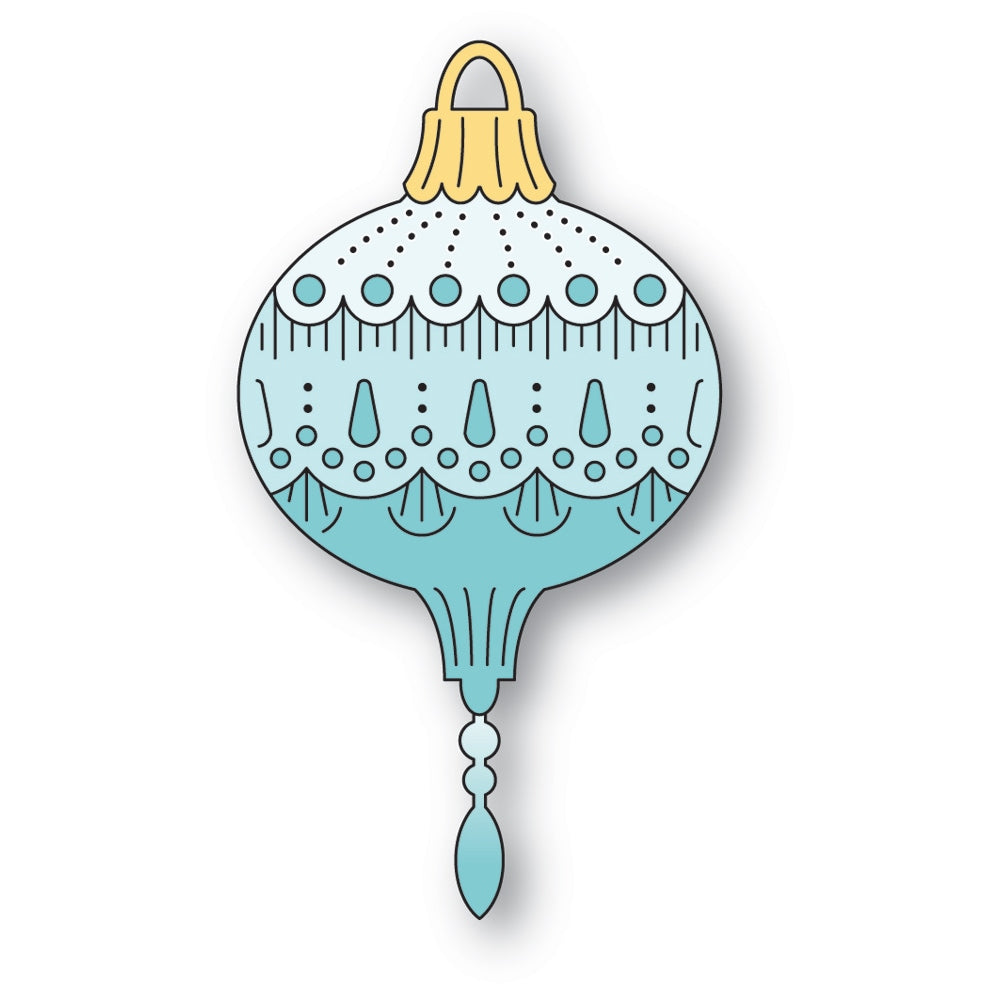 Poppy Stamps Stanzschablone - 2808 Nordic Drop Ornament