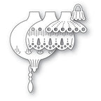 Poppy Stamps Stanzschablone - 2808 Nordic Drop Ornament