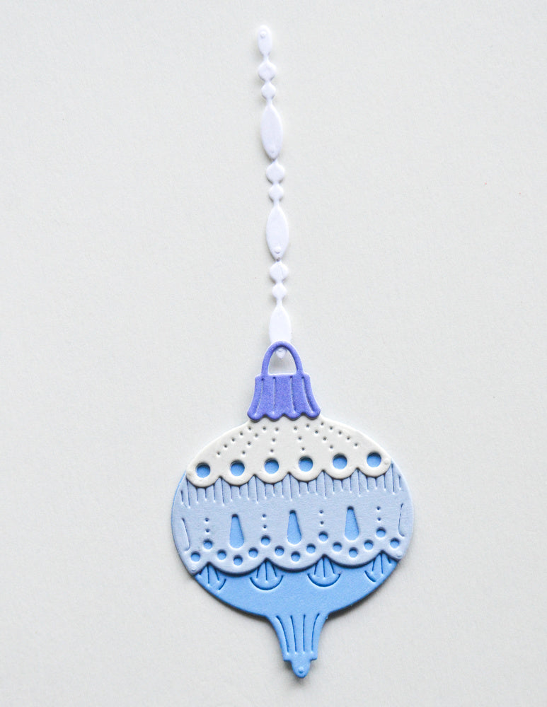 Poppy Stamps Stanzschablone - 2808 Nordic Drop Ornament