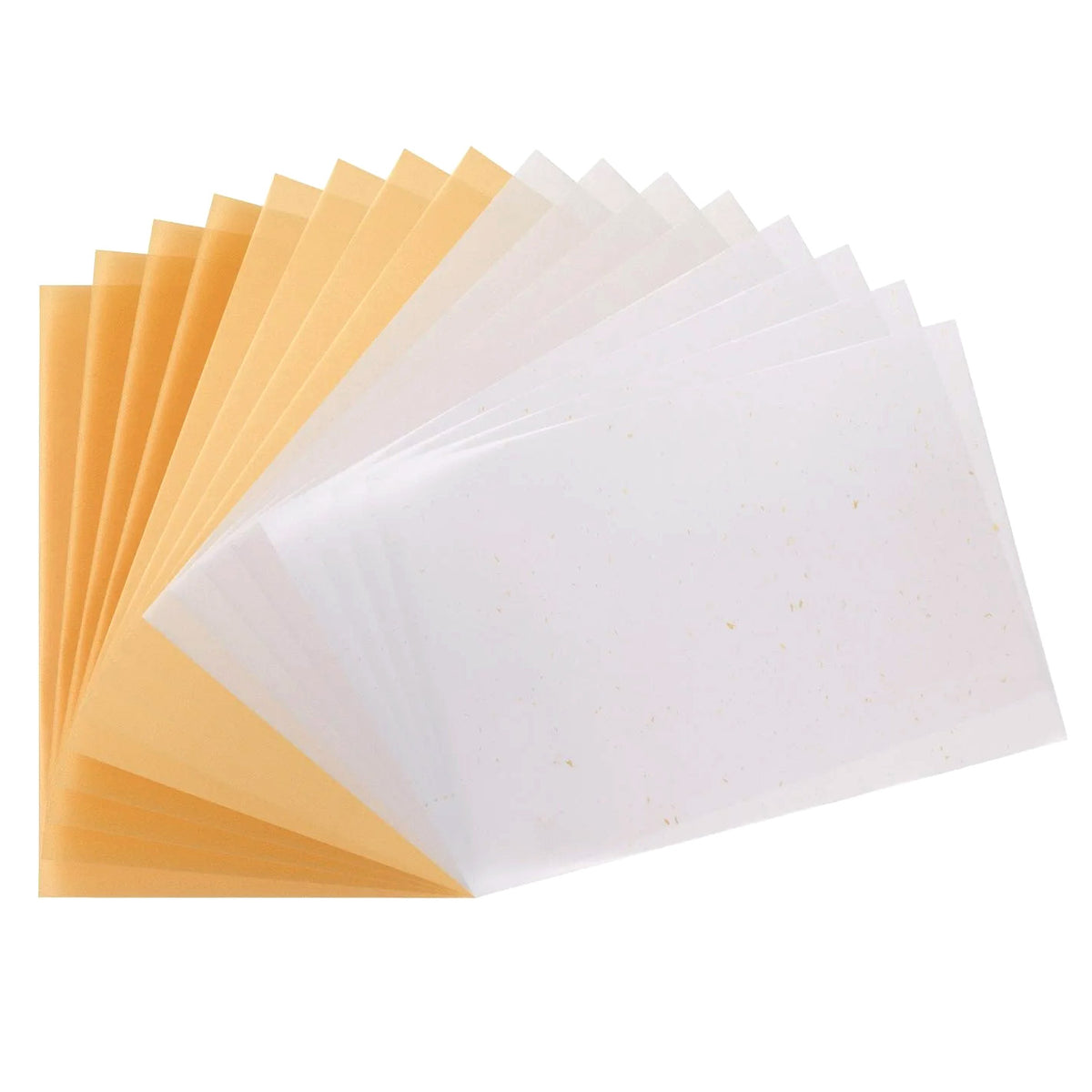 Vaessen Creative Transparentpapier A4 Gold & Weiß 110g (16 Blatt)