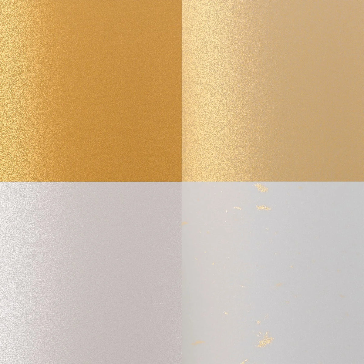 Vaessen Creative Transparentpapier A4 Gold & Weiß 110g (16 Blatt)