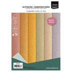 Vaessen Creative Glitzer-Cardstock A4 Metallics 250g (24 Blatt)