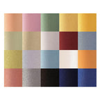 Vaessen Creative Glitzer-Cardstock A4 Farbmix 250g (50 Blatt)