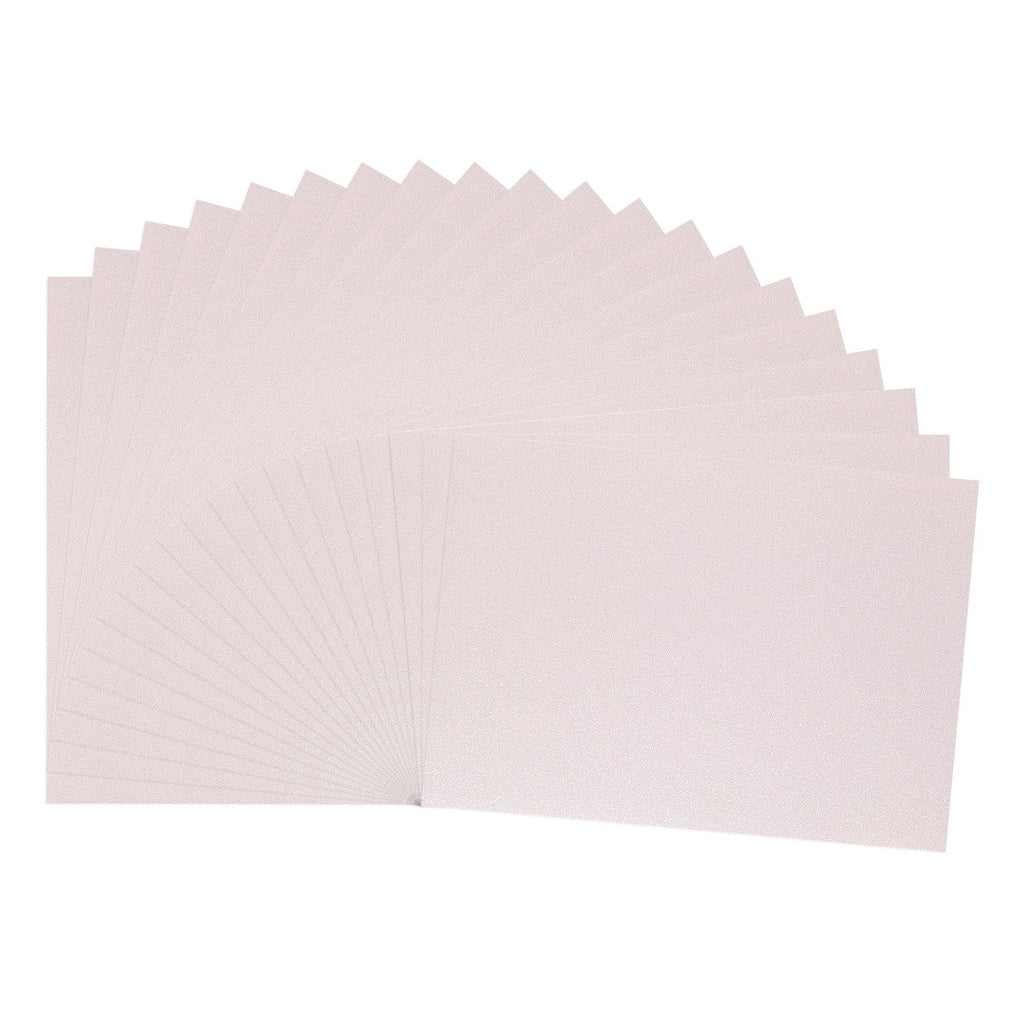 Vaessen Creative • Tonkarton 250g A4 Glitzer Weiß 20x / Weiß