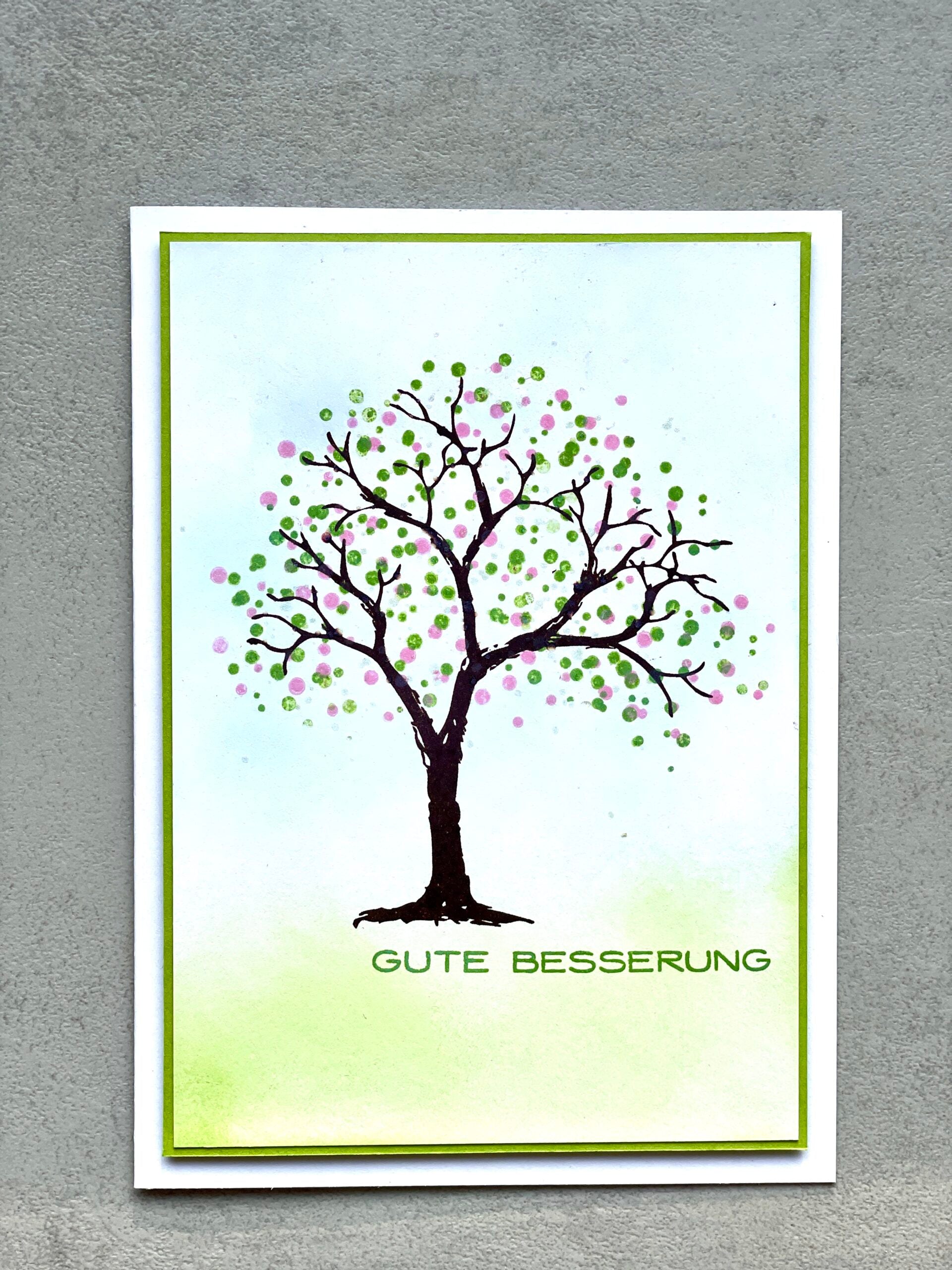 Karten-Kunst Clear Stamps KK-0125 - Trauerbaum