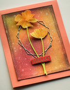 Memory Box Stanzschablone - Splendid Poppy Stems