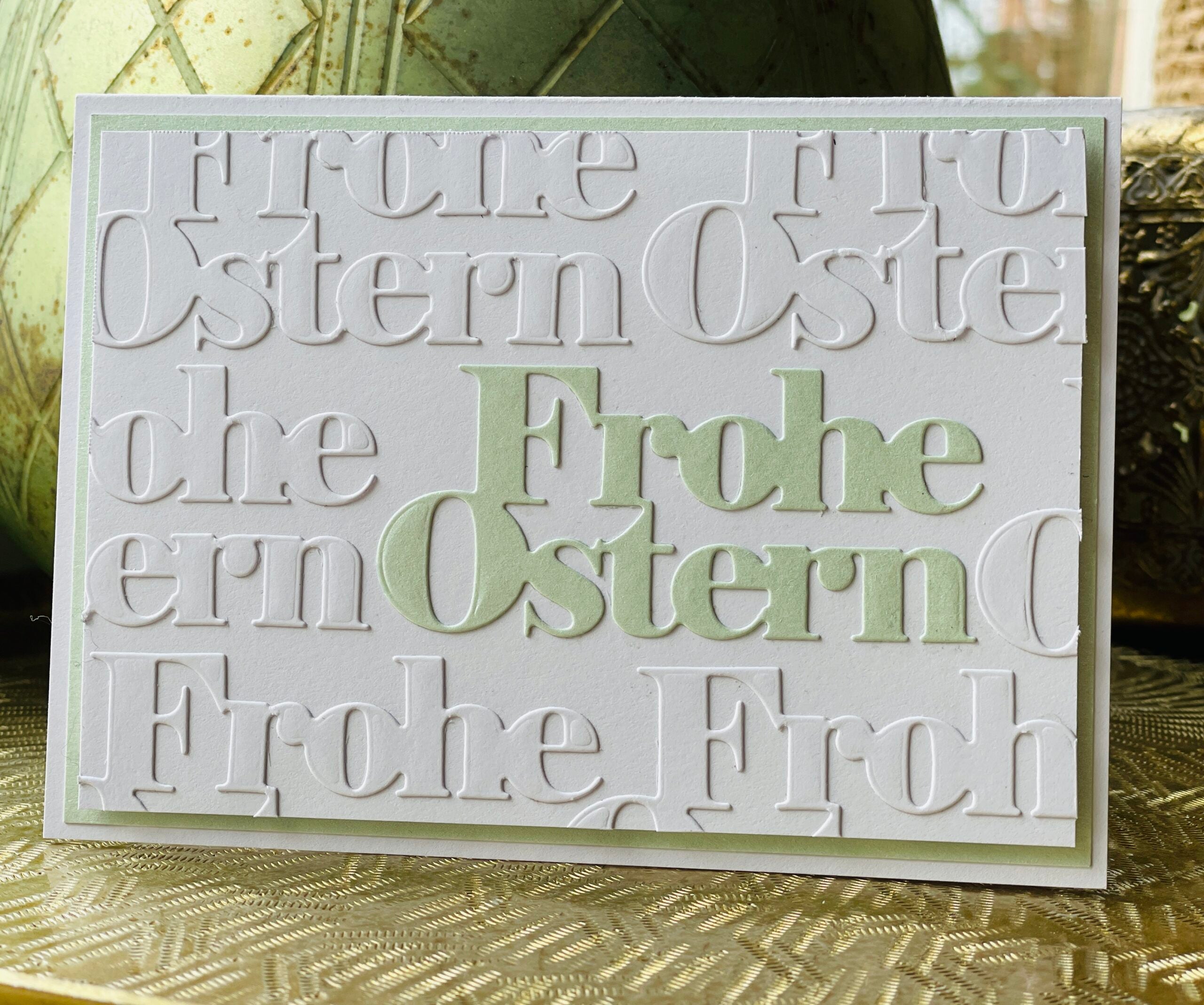 Karten-Kunst Stanzschablone kk-D193 - Das rockt Frohe Ostern