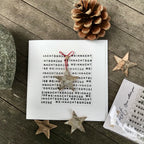 Karten-Kunst Clear Stamps KK-0201 - Weihnachten modern