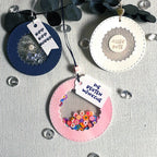 Karten-Kunst Stanzschablone kk-D107 - Kreise mit Wellenrand / Circles Borders