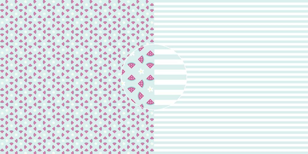 Dini Design 6x6 Papierset Anker-Uni Du liebes Früchtchen