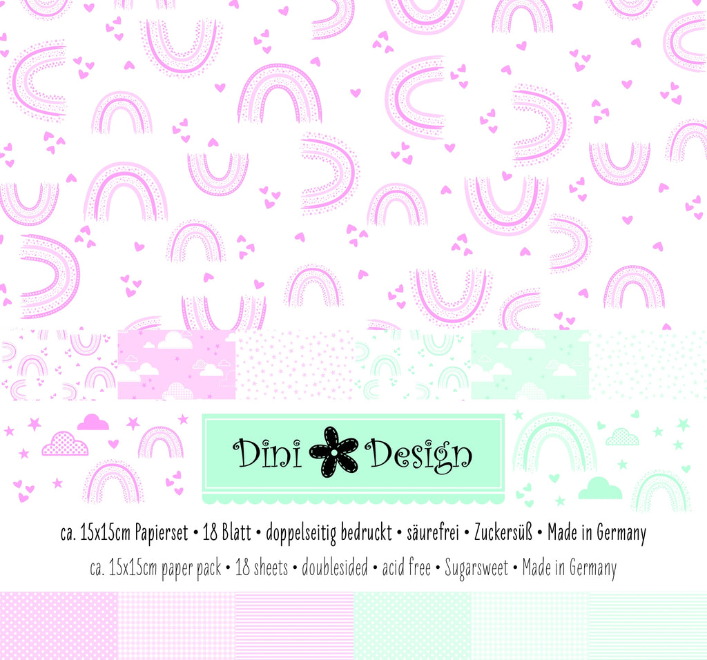 Dini Design 6x6 Papierset Zuckersüß 