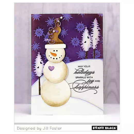 Penny Black Creative Dies Stanzschablone - Snowman Smile