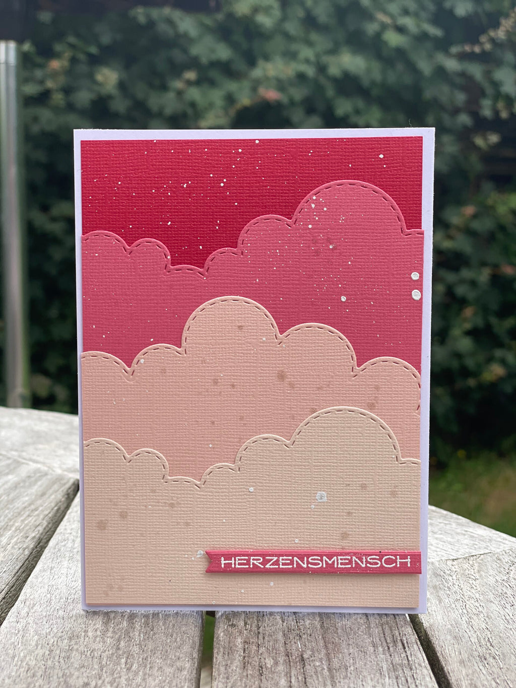 Karten-Kunst Stanzschablone kk-D195 - Mini Textrahmen Wimpel