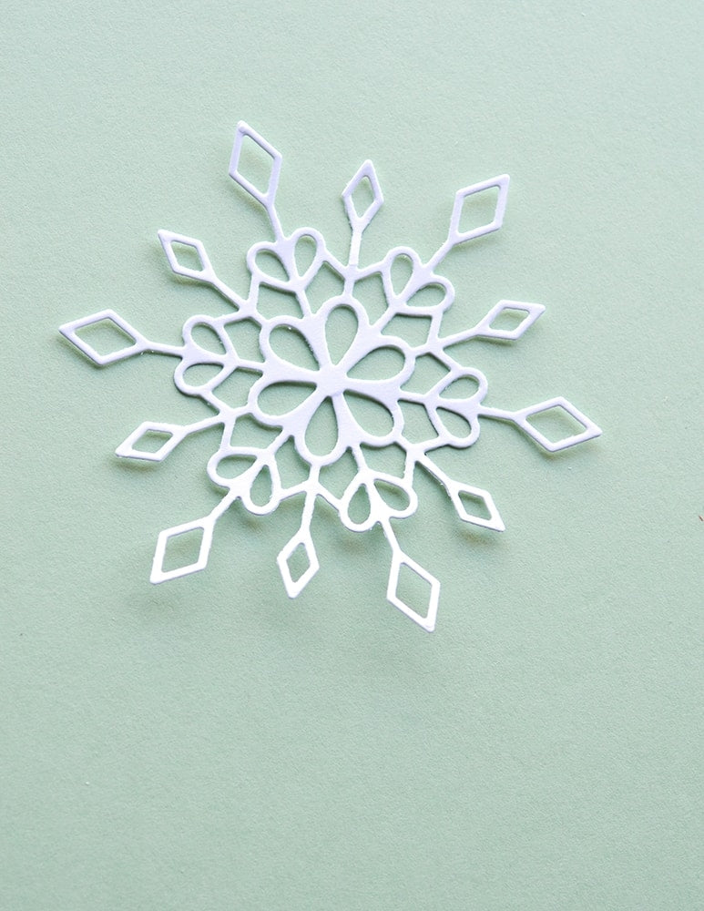 Birch Press Stanzschablone - Frosty Flake Layer A