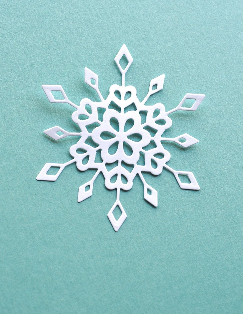 Birch Press Stanzschablone - Frosty Flake Layer B