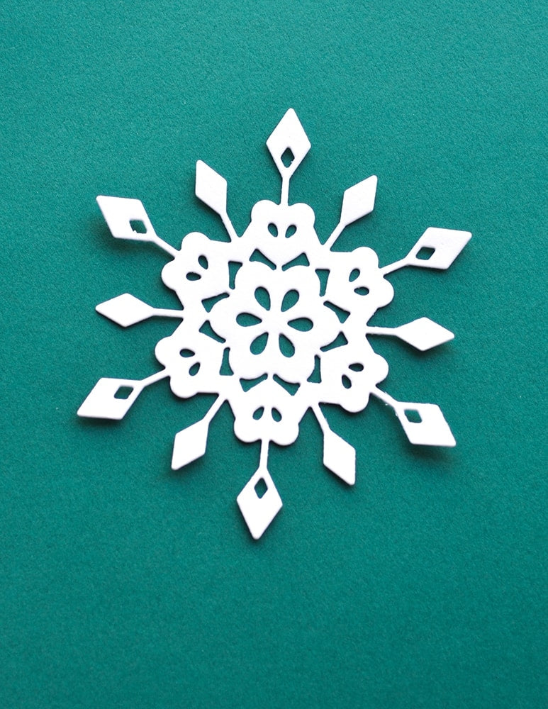Birch Press Stanzschablone - Frosty Flake Layer C