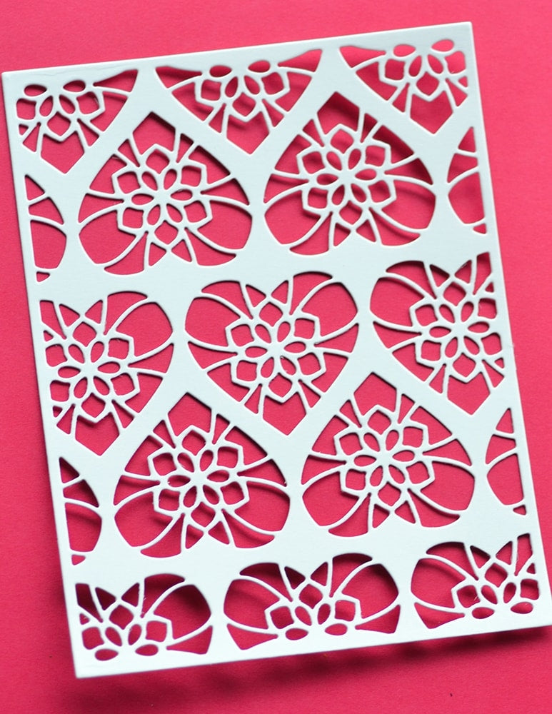 Birch Press Stanzschablone - Kinsley Heart Plate Layer Set