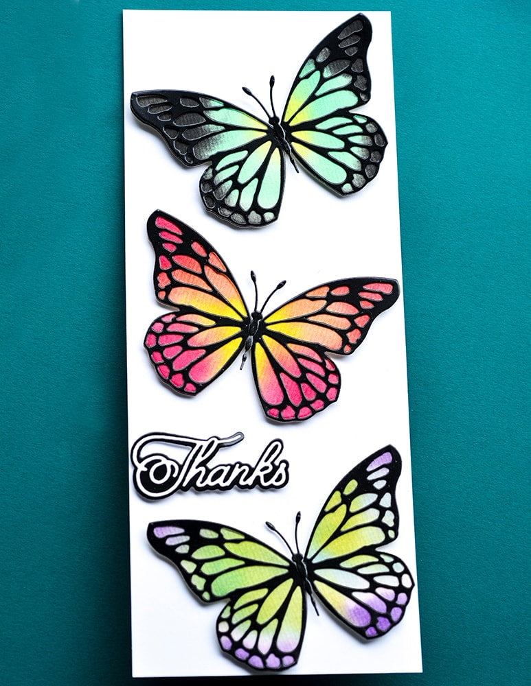 Birch Press Stanzschablone - Butterfly Basics