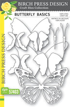 Birch Press Stanzschablone - Butterfly Basics
