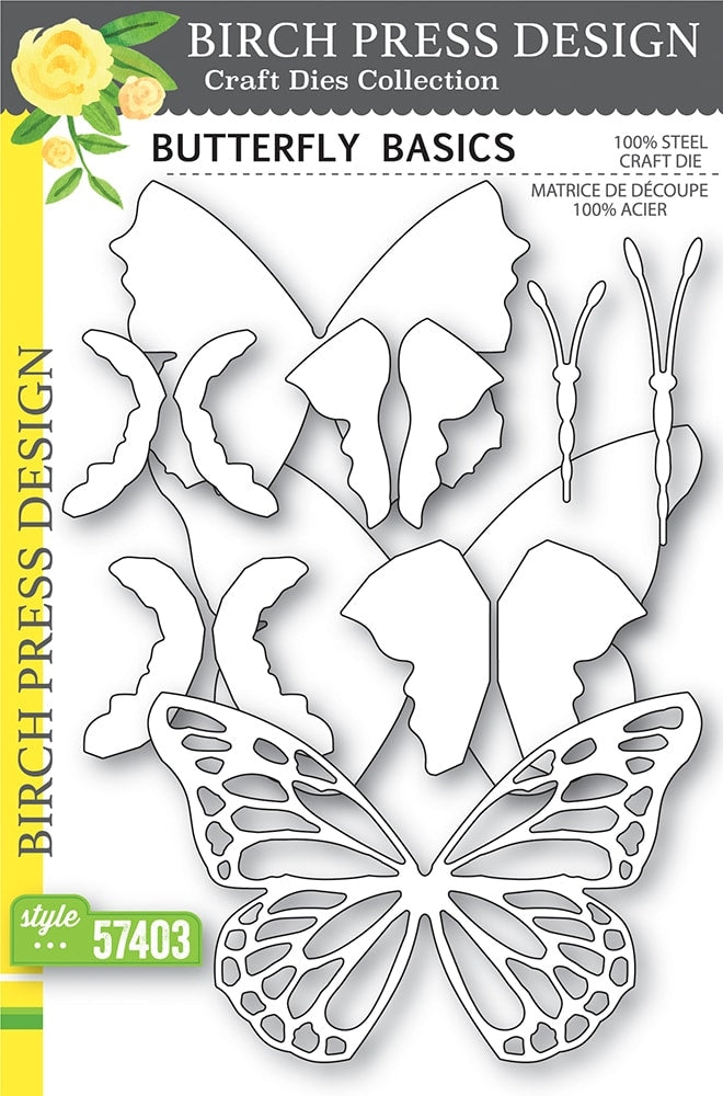 Birch Press Stanzschablone - Butterfly Basics