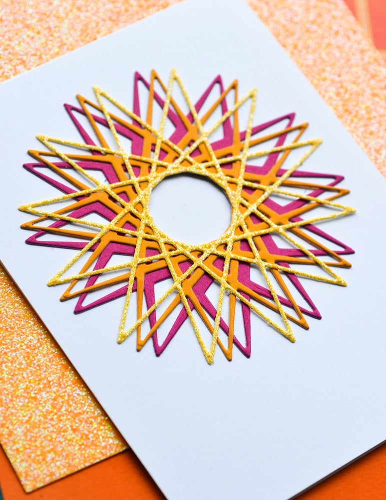 Birch Press Stanzschablone - Starburst Layer