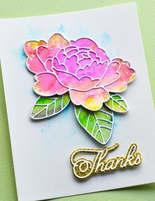 Birch Press Stanzschablone - Adornment Peony