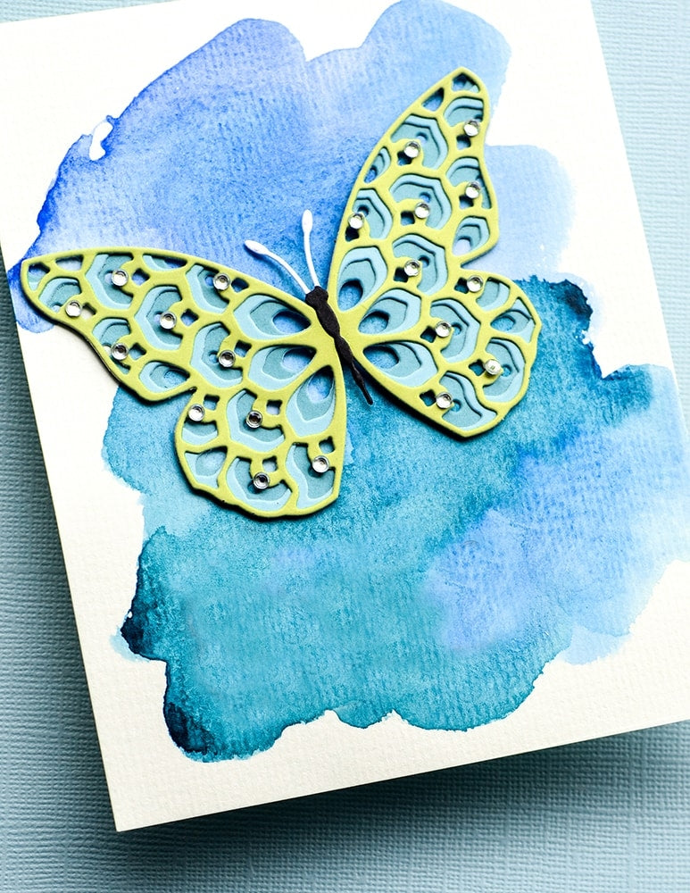 Birch Press Stanzschablone - 57429 Glimmer Butterfly Layer Set