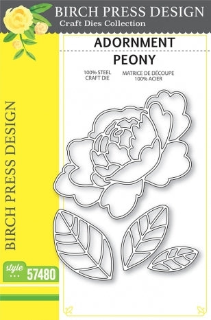 Birch Press Stanzschablone - Adornment Peony
