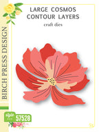 Birch Press Stanzschablone - 57528 Large Cosmos Contour Layers