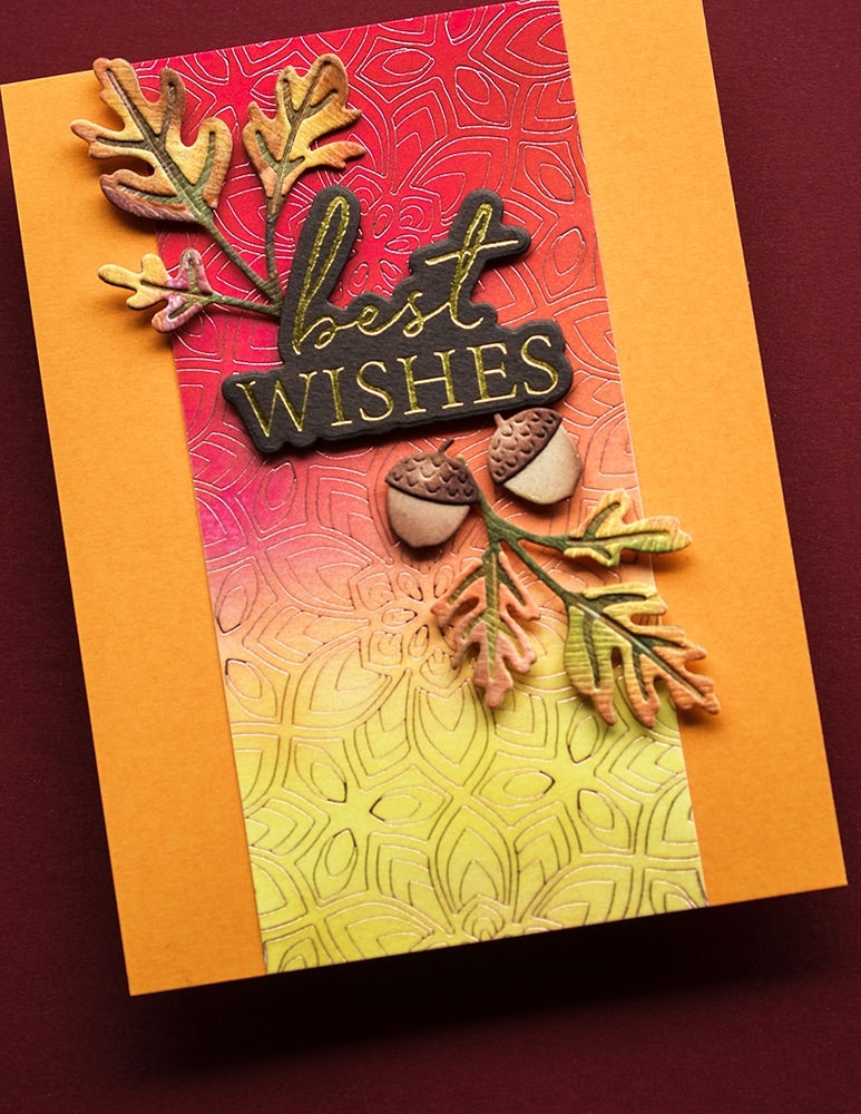 Birch Press Stanzschablone - 57556 Oak Leaves Contour Layers