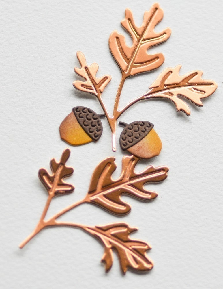 Birch Press Stanzschablone - 57556 Oak Leaves Contour Layers