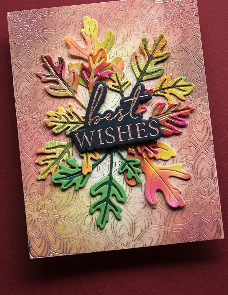 Birch Press Stanzschablone - 57556 Oak Leaves Contour Layers