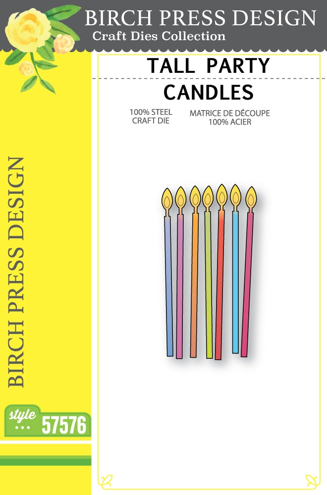 Birch Press Stanzschablone - 57576 Tall Party Candles