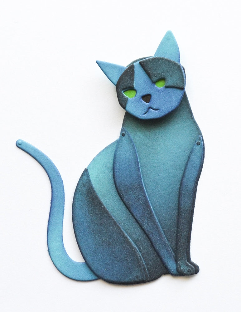 Birch Press Stanzschablone - 57580 Block Print Kitty