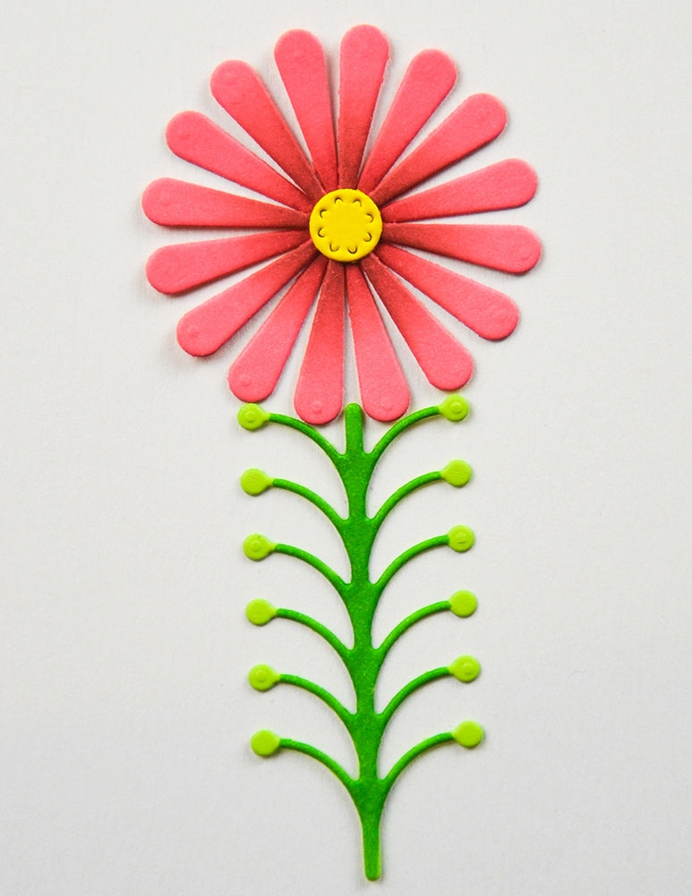 Birch Press Stanzschablone - 57634 Block Print Daisy Flower